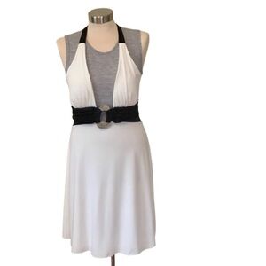 Black and Cream cocktail dress